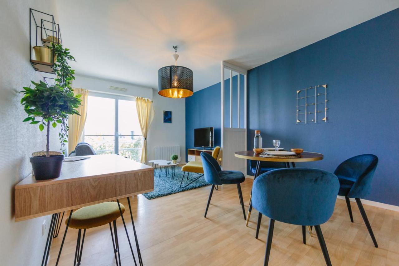 Apartamento L'Idylle : T2 de standing avec parking - Gare/Cité des Congrès/Lieu Unique Nantes Exterior foto