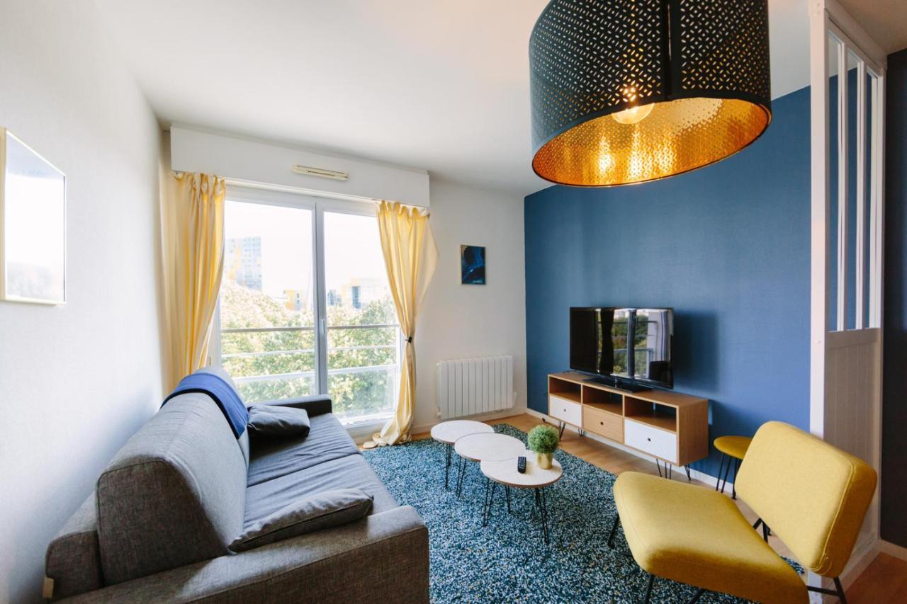 Apartamento L'Idylle : T2 de standing avec parking - Gare/Cité des Congrès/Lieu Unique Nantes Exterior foto